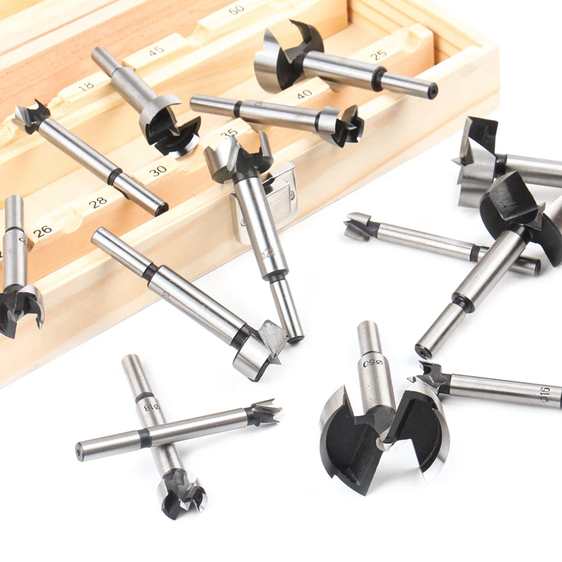 High Carbon 6mm-85mm Steel Forstner Drill Bit Woodworking Multi-Tooth Hole Saw