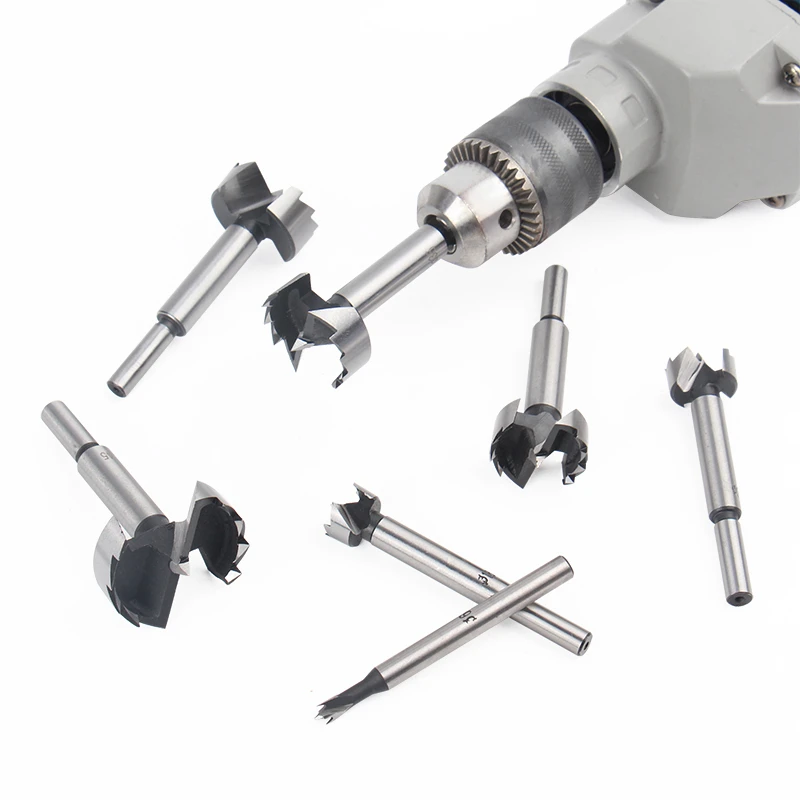 3PCS High Quality Round Shank Carbon Steel Wood Boring