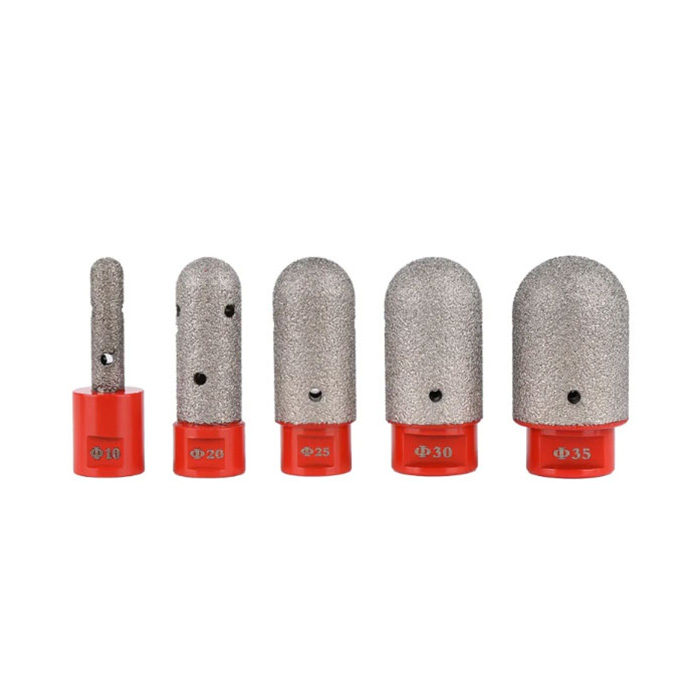 20mm Angle Grinder M14 Thread Vacuum Brazed Diamond Ball End Mill