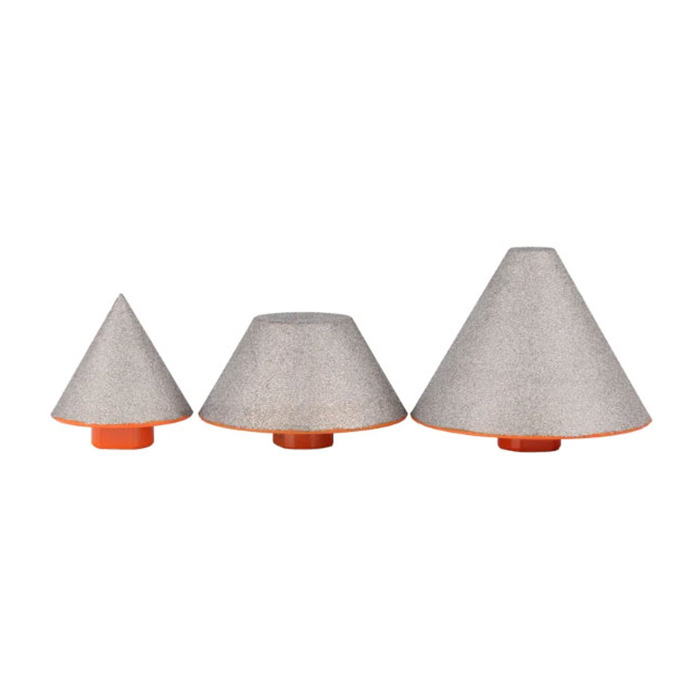 M14 Thread Vacuum Brazed Diamond Dry Finger Chamfer Bit
