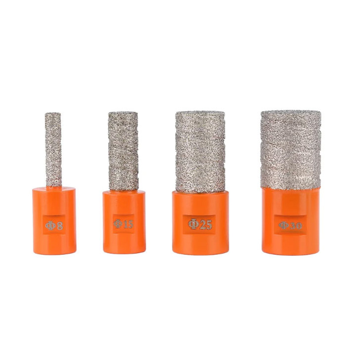 20mm Angle Grinder M14 Thread Vacuum Brazed Diamond Ball End Mill