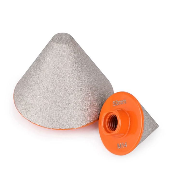M14 Thread Vacuum Brazed Diamond Dry Finger Chamfer Bit